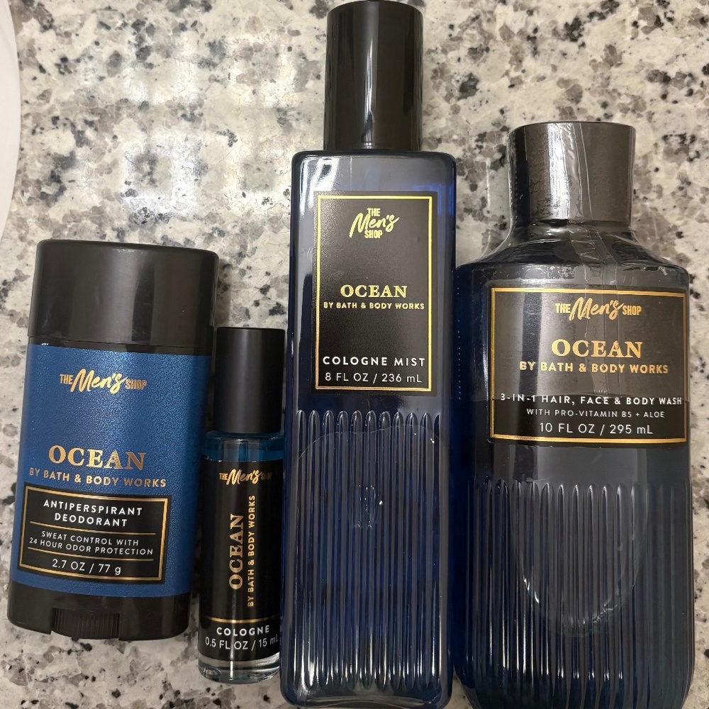 Bath and Body Works Ocean set